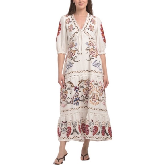 Calypso St. Barth Dresses & Skirts - Calypso St. Barth NWT  Large linen wonderful fabric